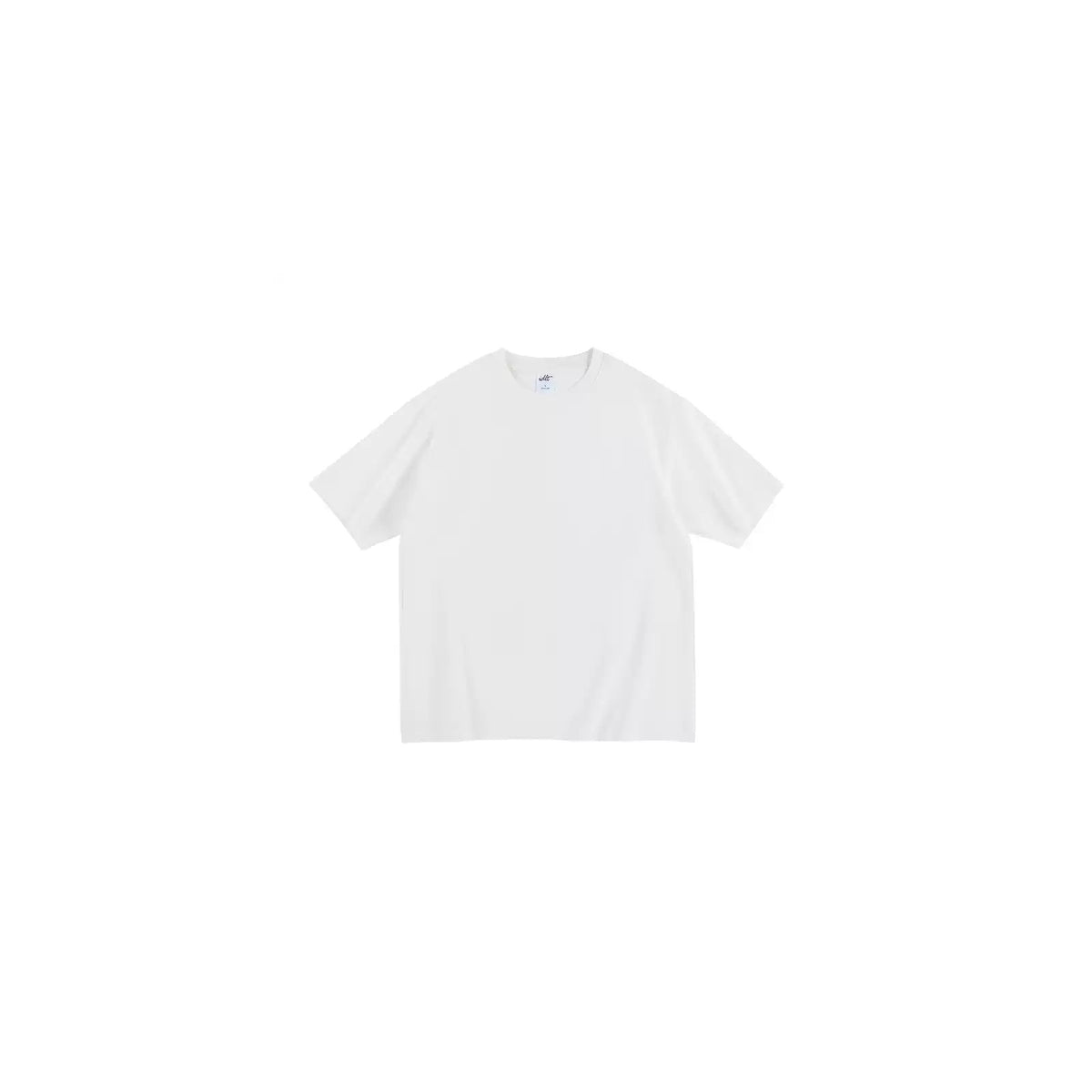 IDLT T-shirt, white front overview.