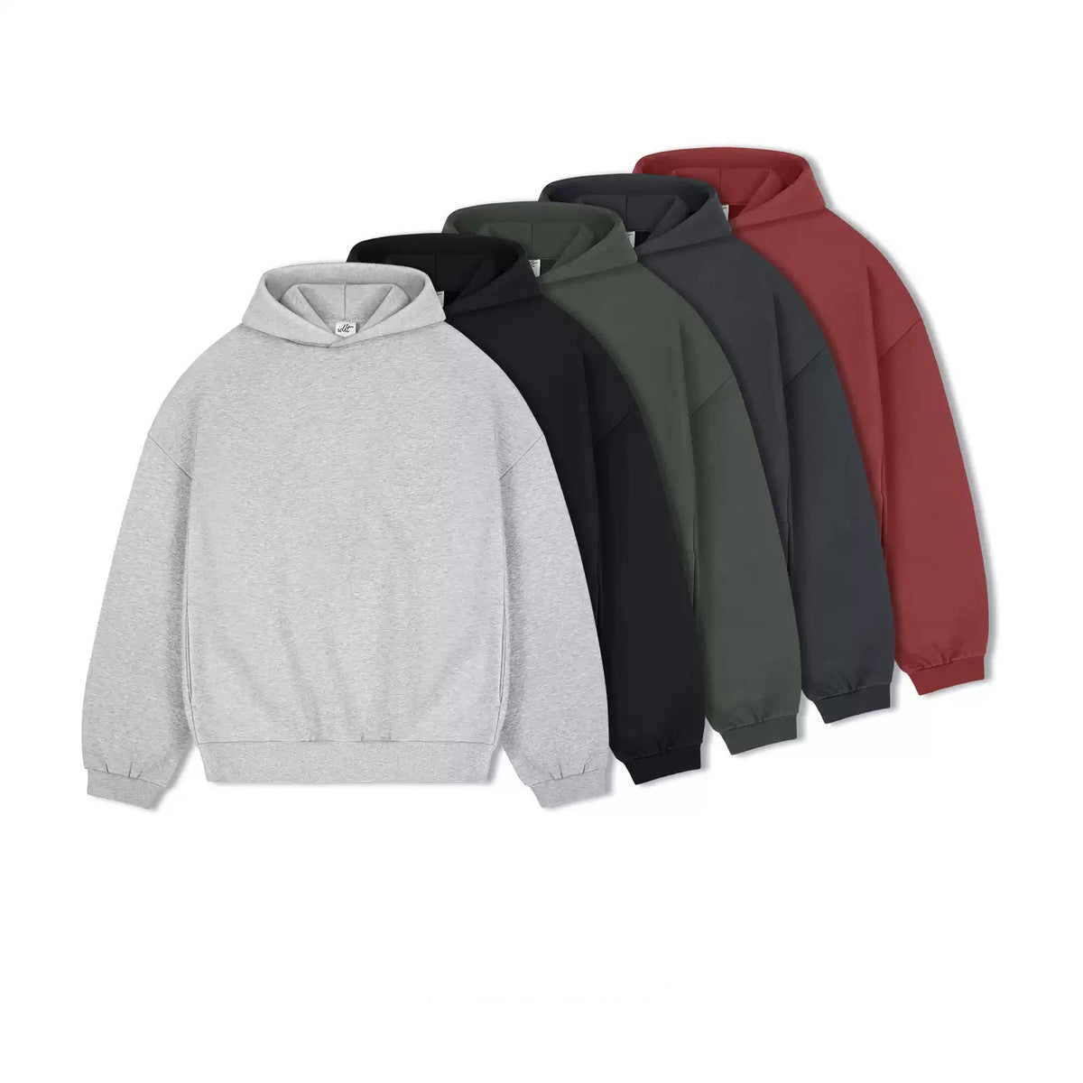 IDLT hoodie, color lineup.