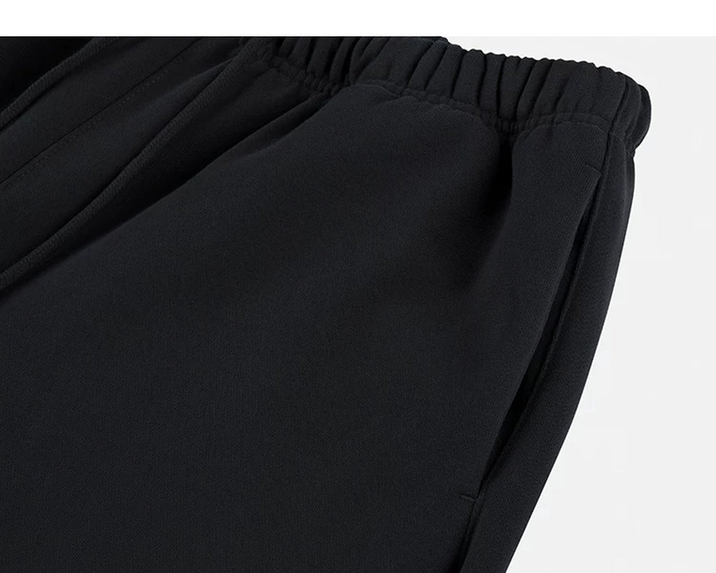 IDLT wide leg sweatpants, black side pocket.