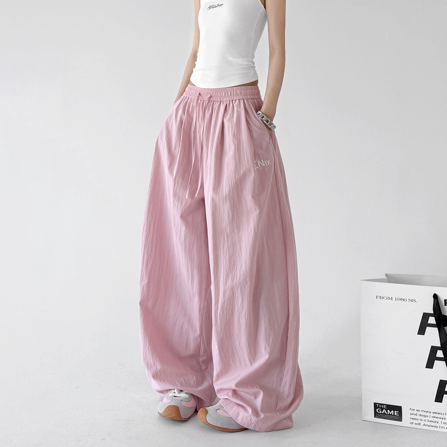 Lightweight Wide-Leg Utility Pants - CT6220