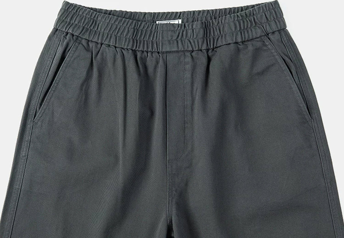 Elastic-Waist Tapered Pants - COPPING THREADS - IDLT