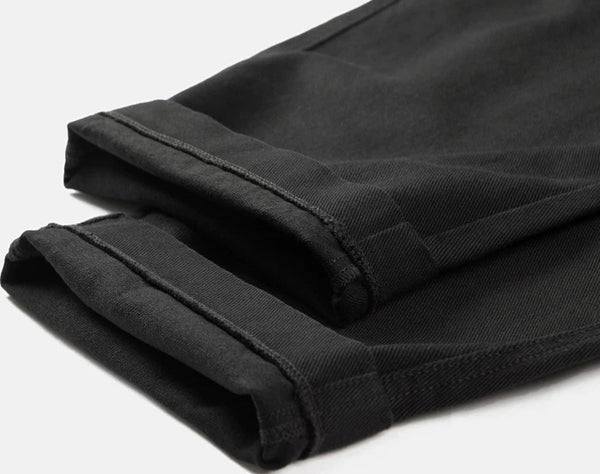 Elastic-Waist Tapered Pants - COPPING THREADS - IDLT