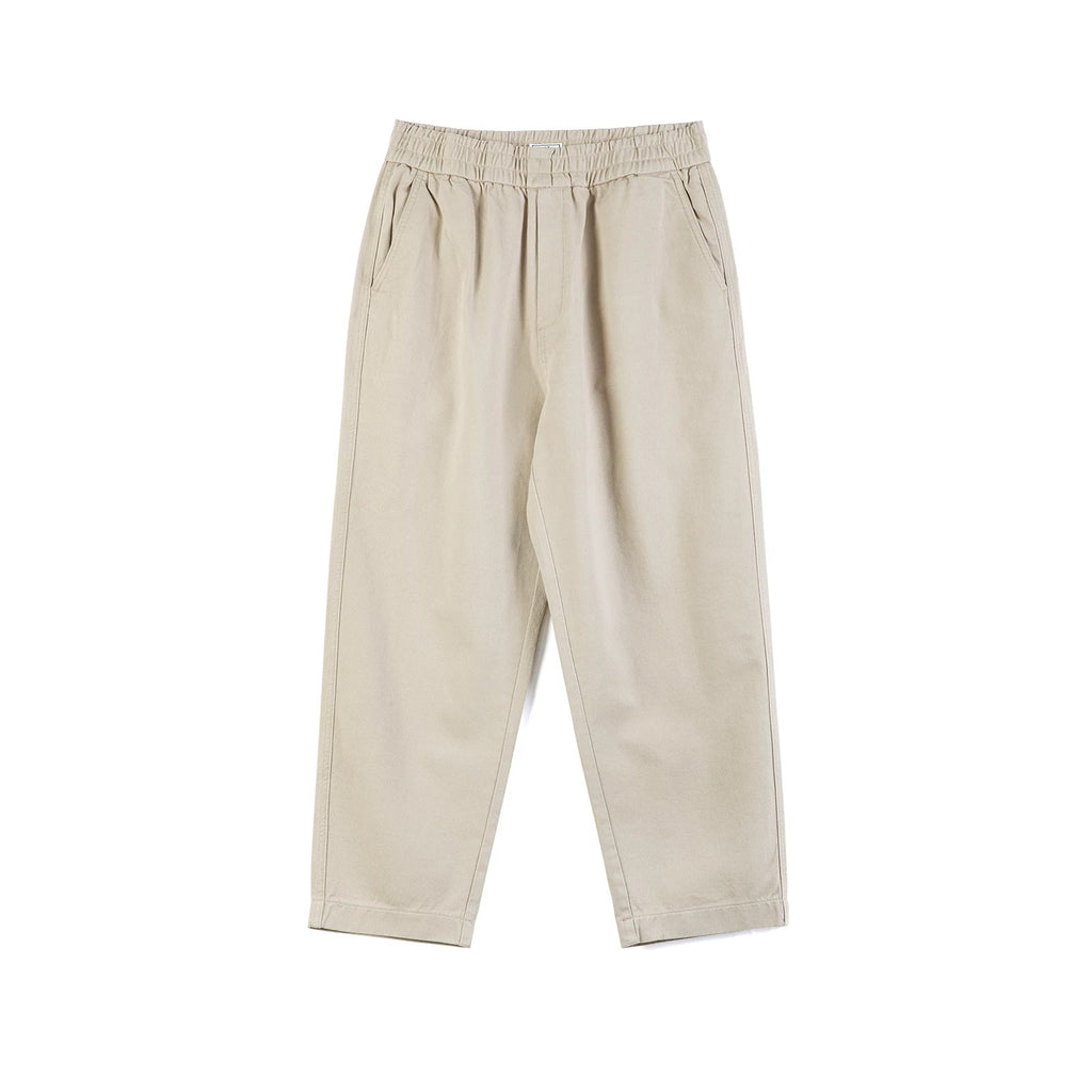 Elastic-Waist Tapered Pants - COPPING THREADS - IDLT