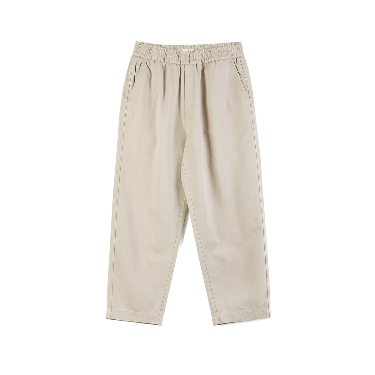 Elastic-Waist Tapered Pants - COPPING THREADS - IDLT