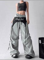 Embroidered Apron - Waist Wide - Leg Pants - COPPING THREADS - CT Select