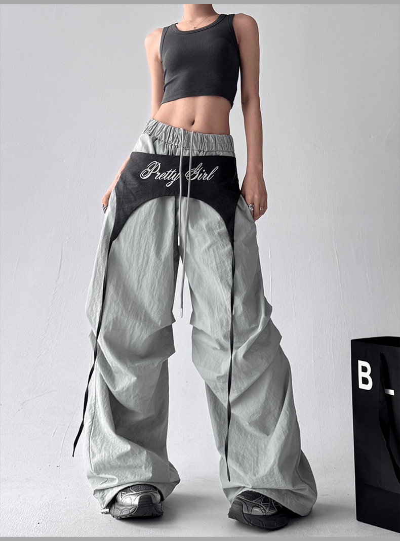 Embroidered Apron - Waist Wide - Leg Pants - COPPING THREADS - CT Select