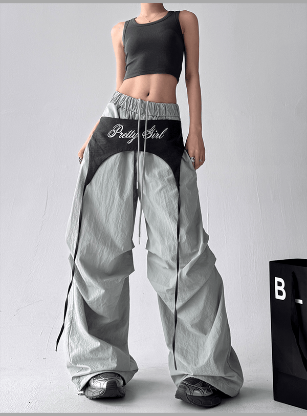 Embroidered Apron - Waist Wide - Leg Pants - COPPING THREADS - CT Select