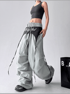 Embroidered Apron - Waist Wide - Leg Pants - COPPING THREADS - CT Select