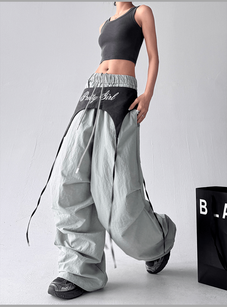 Embroidered Apron - Waist Wide - Leg Pants - COPPING THREADS - CT Select