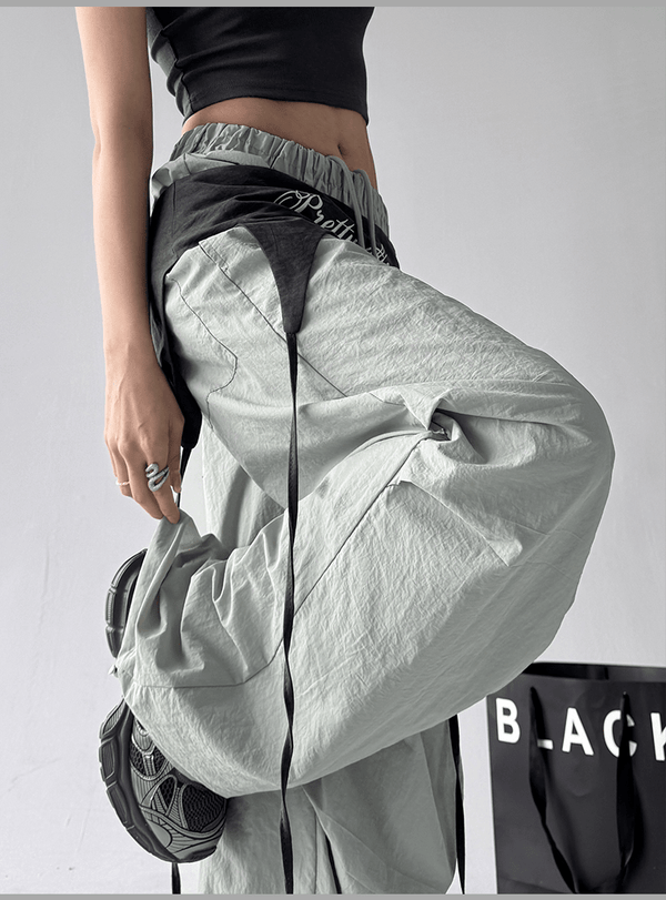 Embroidered Apron - Waist Wide - Leg Pants - COPPING THREADS - CT Select