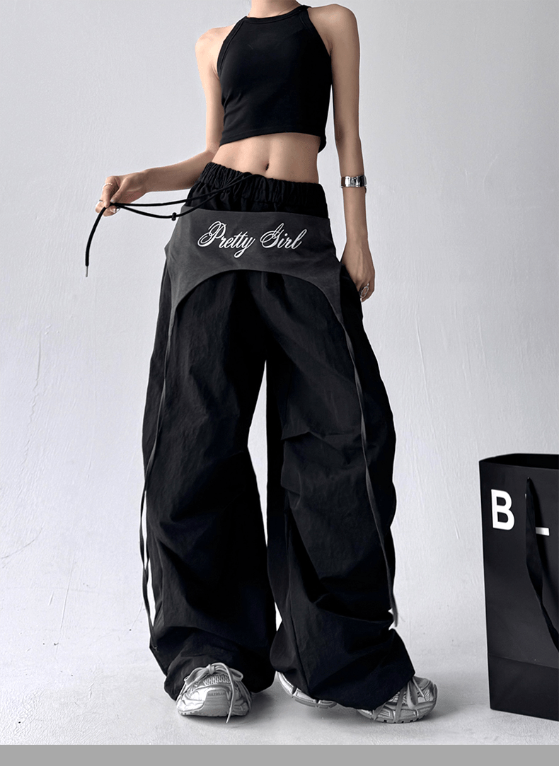 Embroidered Apron - Waist Wide - Leg Pants - COPPING THREADS - CT Select