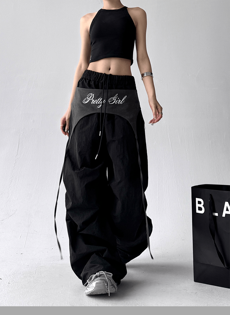 Embroidered Apron - Waist Wide - Leg Pants - COPPING THREADS - CT Select