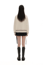 Embroidered Bunny Wool Sweater - COPPING THREADS - MOROMORO