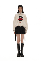 Embroidered Bunny Wool Sweater - COPPING THREADS - MOROMORO