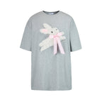 Embroidered Fuzzy Bunny Print Tee - COPPING THREADS - AYF
