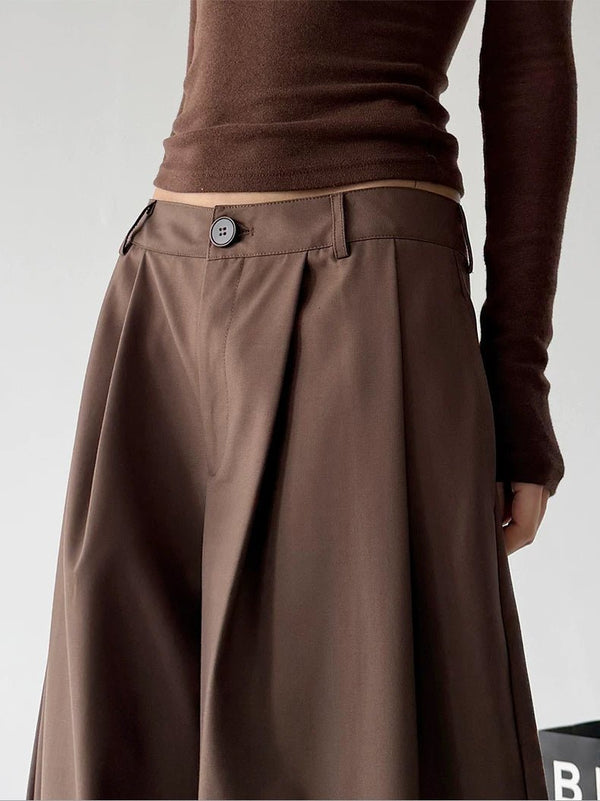 Embroidered-Hem Wide-Leg Pants - COPPING THREADS - CT ORIGINALS