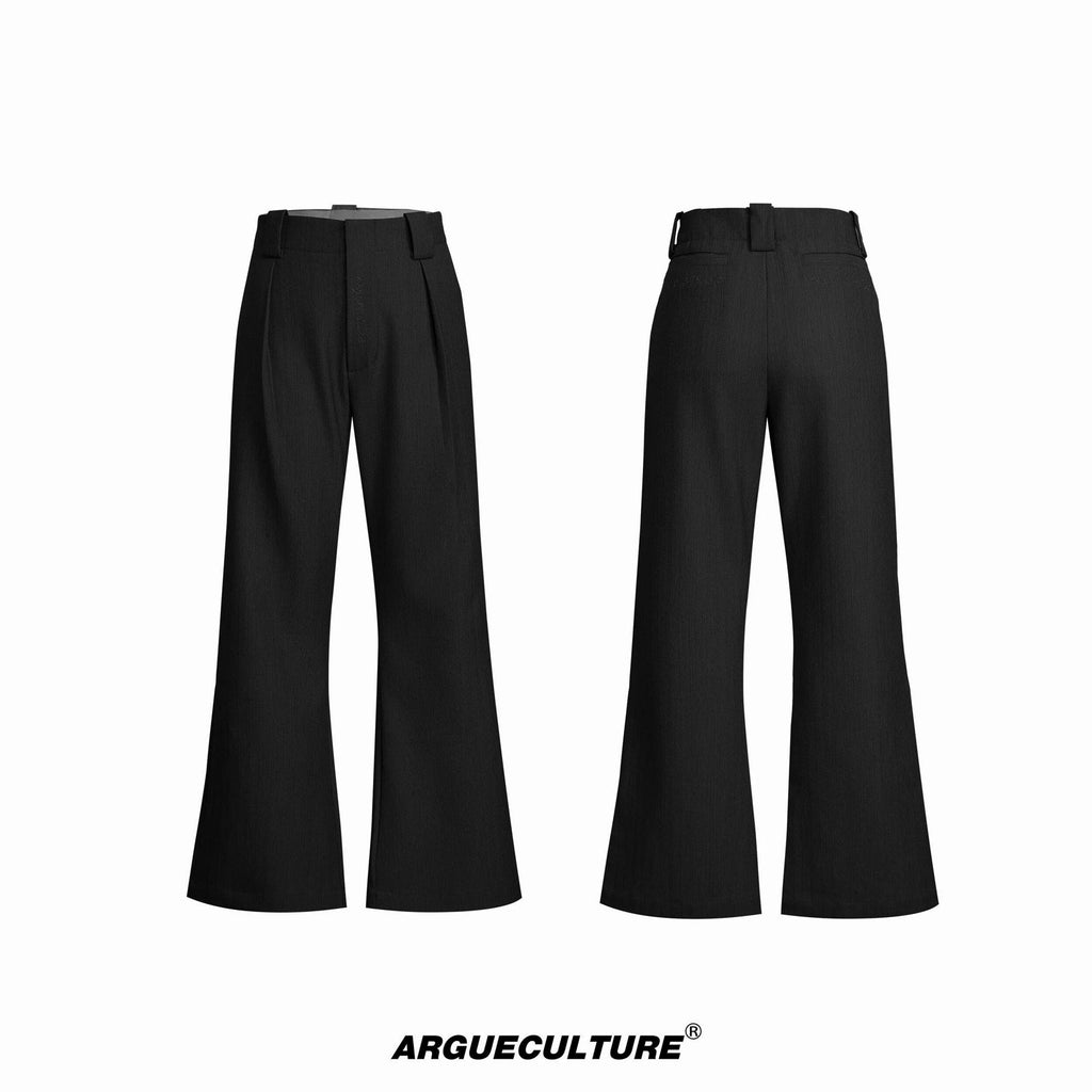 Embroidered Micro-Flare Tailored Pants - COPPING THREADS - Argue Culture