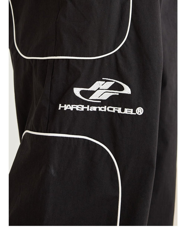 Embroidered Patchwork Football Club Training Jacket - COPPING THREADS - Harsh and Cruel