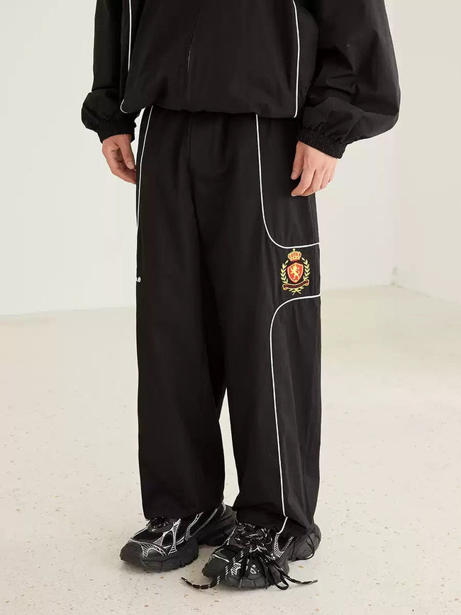 Embroidered Patchwork Football Club Training Jacket - COPPING THREADS - Harsh and Cruel Hover Image