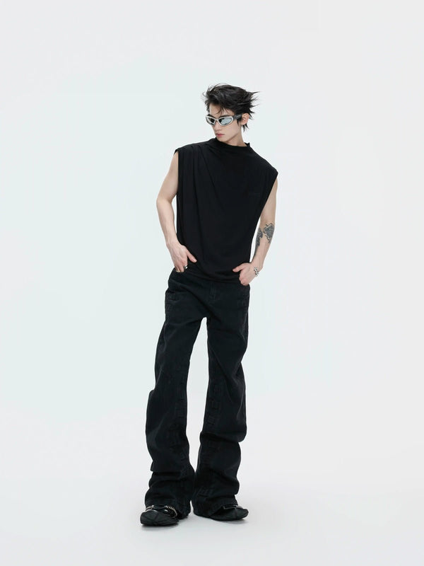 Embroidered Relaxed Tank Top - COPPING THREADS - Argue Culture