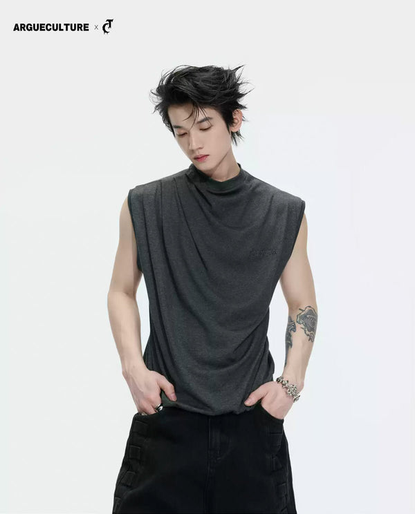 Embroidered Relaxed Tank Top - COPPING THREADS - Argue Culture