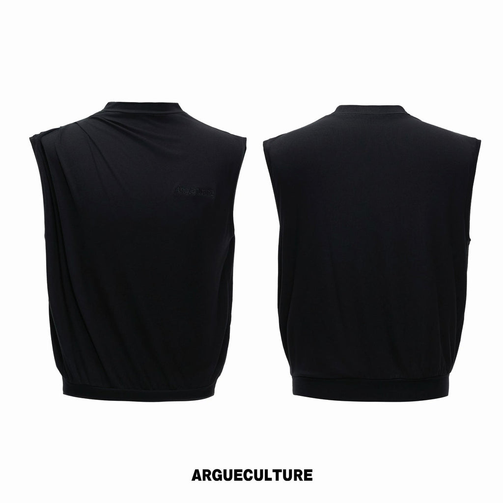 Embroidered Relaxed Tank Top - COPPING THREADS - Argue Culture