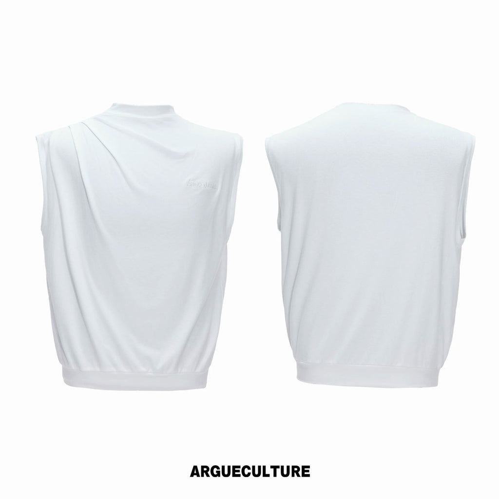 Embroidered Relaxed Tank Top - COPPING THREADS - Argue Culture