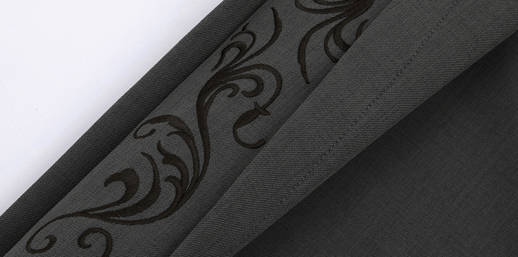 Embroidered Side Panel Wide - Leg Trousers - COPPING THREADS - ArguE CulturE