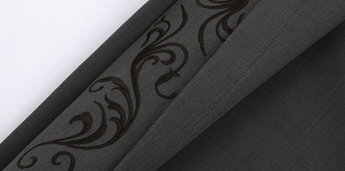 Embroidered Side Panel Wide - Leg Trousers - COPPING THREADS - ArguE CulturE