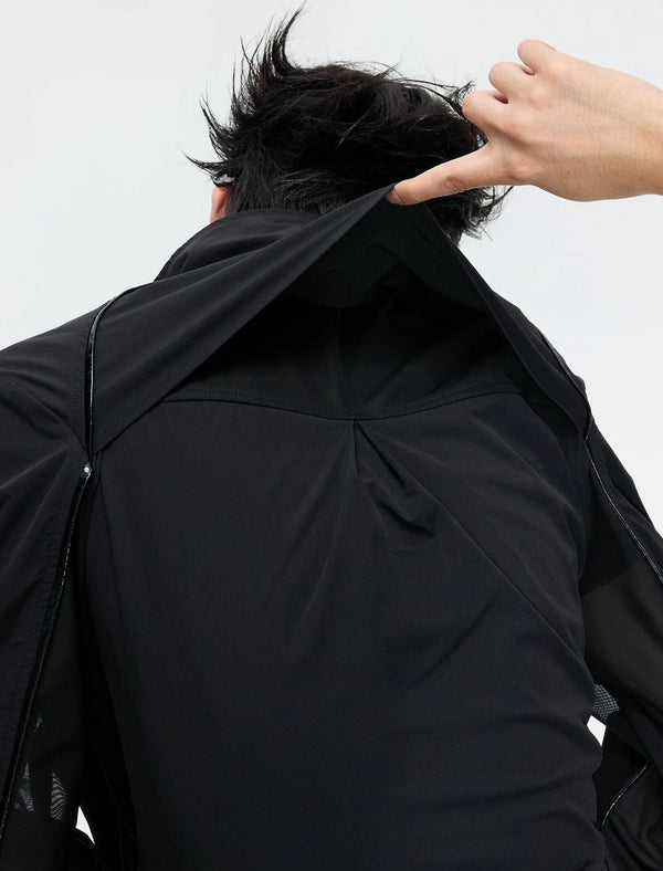 Embroidered Stand-Collar Lightweight Jacket - COPPING THREADS - Argue Culture