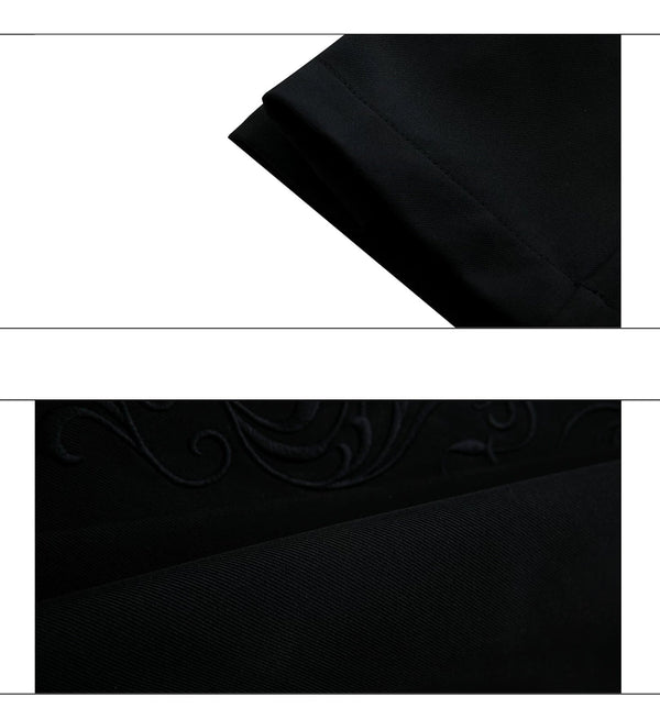 Embroidered Wide-Leg Tailored Pants - COPPING THREADS - Argue Culture