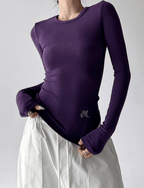 Essential Slim-Fit Long Sleeve Top - CT52179 - COPPING THREADS - CT Select