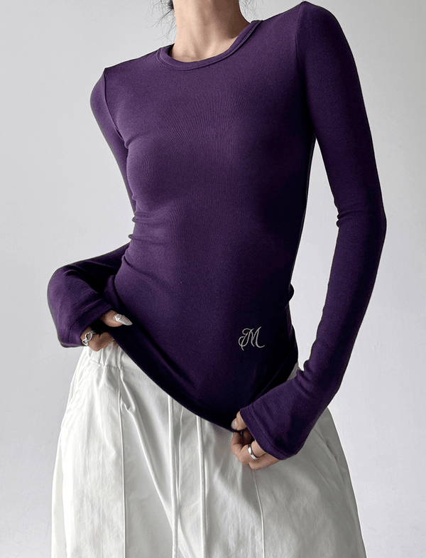 Essential Slim-Fit Long Sleeve Top - CT52179 - COPPING THREADS - CT Select