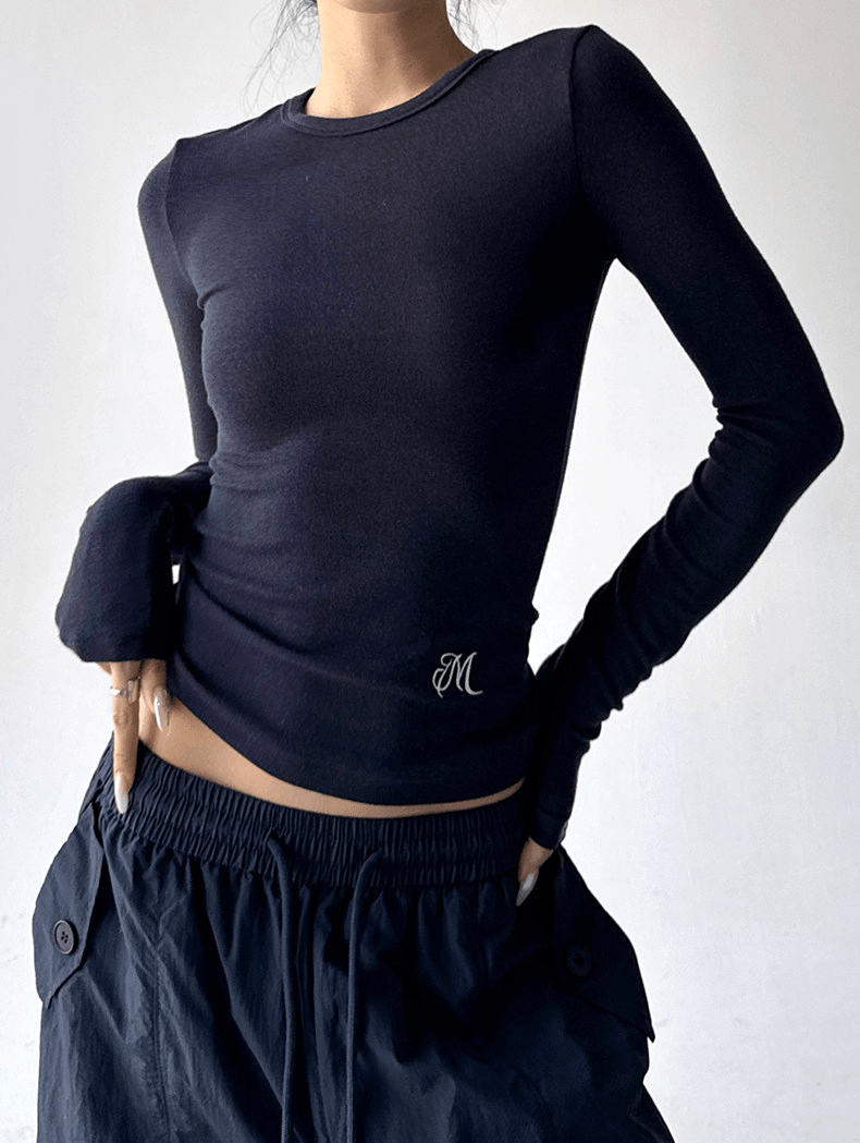 Essential Slim-Fit Long Sleeve Top - CT52179 - COPPING THREADS - CT Select