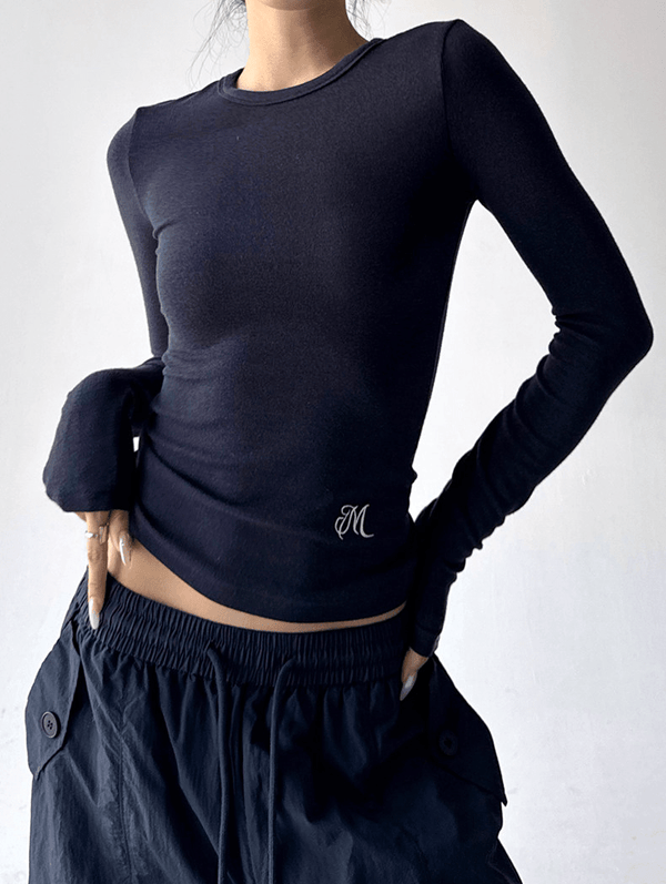 Essential Slim-Fit Long Sleeve Top - CT52179 - COPPING THREADS - CT Select