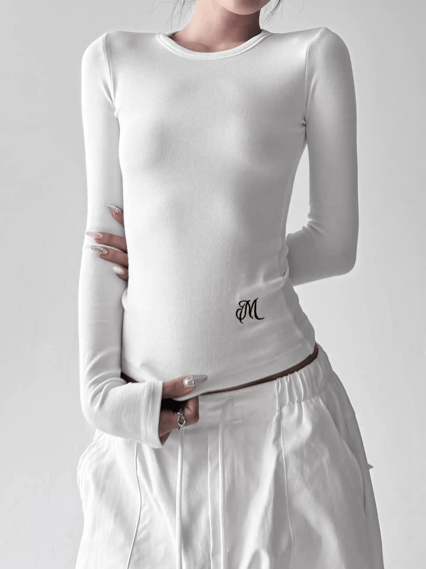 Essential Slim-Fit Long Sleeve Top - CT52179 - COPPING THREADS - CT Select