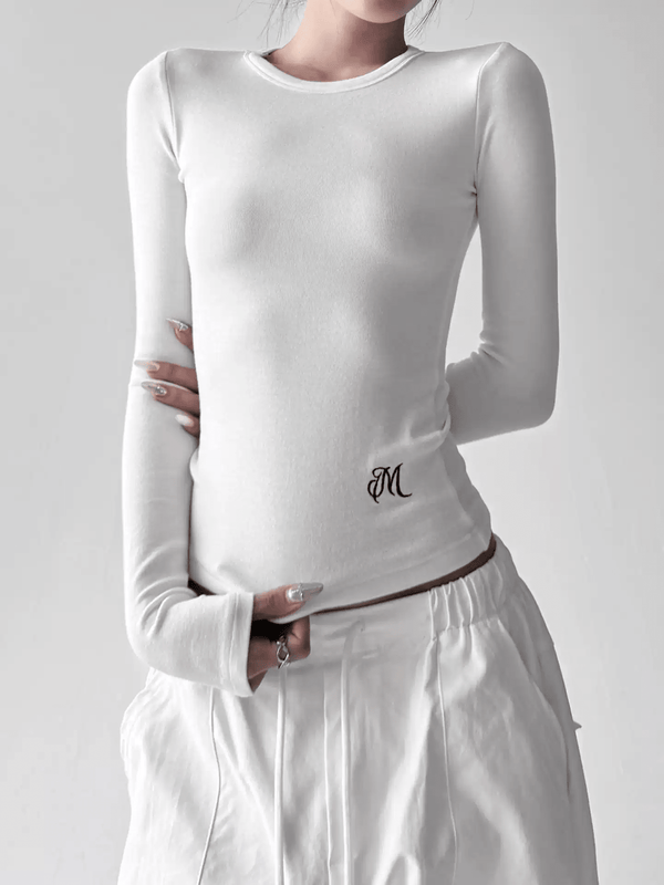 Essential Slim-Fit Long Sleeve Top - CT52179 - COPPING THREADS - CT Select