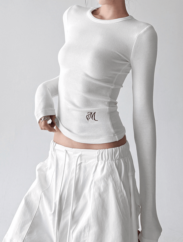 Essential Slim-Fit Long Sleeve Top - CT52179 - COPPING THREADS - CT Select