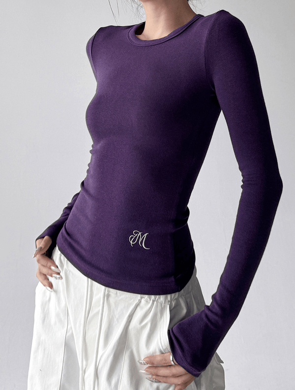 Essential Slim-Fit Long Sleeve Top - CT52179 - COPPING THREADS - CT Select