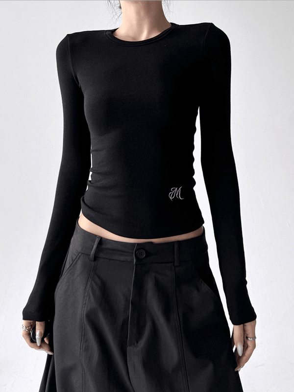 Essential Slim-Fit Long Sleeve Top - CT52179 - COPPING THREADS - CT Select