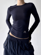 Essential Slim-Fit Long Sleeve Top - CT52179 - COPPING THREADS - CT Select