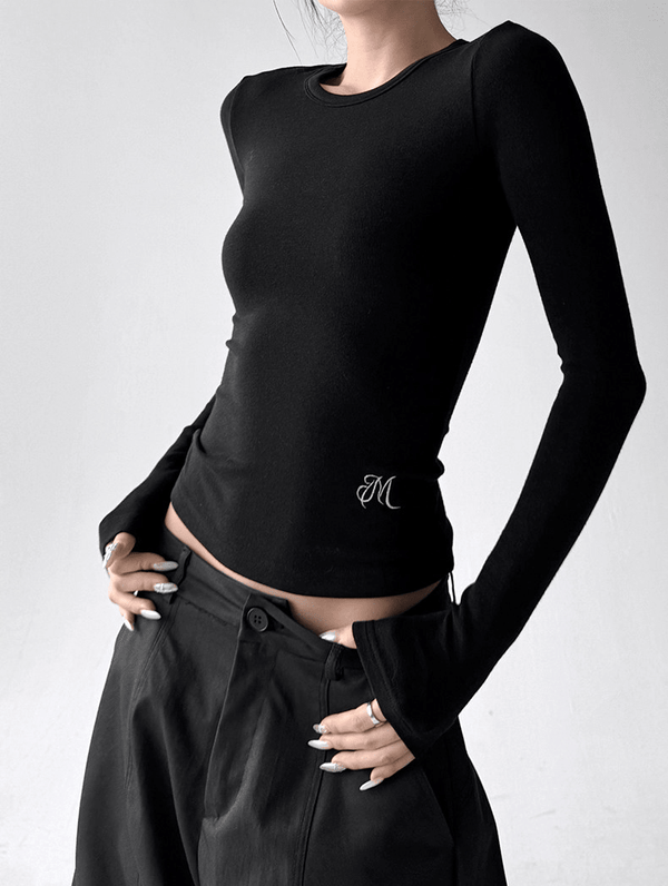 Essential Slim-Fit Long Sleeve Top - CT52179 - COPPING THREADS - CT Select