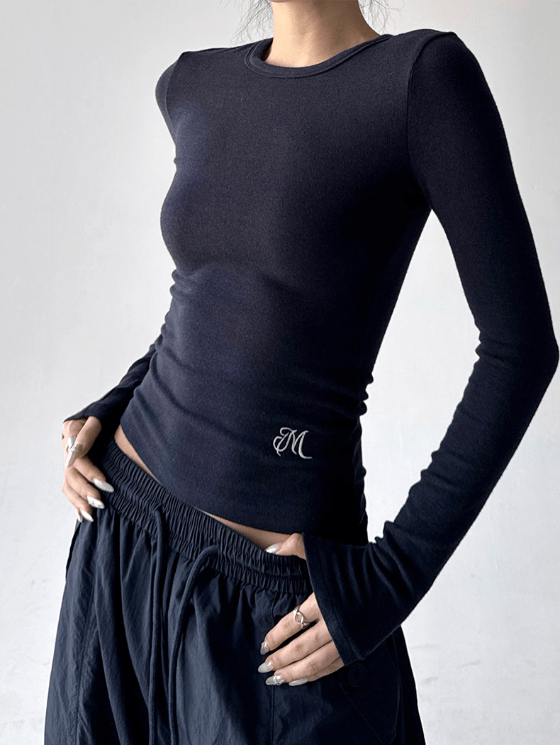 Essential Slim-Fit Long Sleeve Top - CT52179 - COPPING THREADS - CT Select