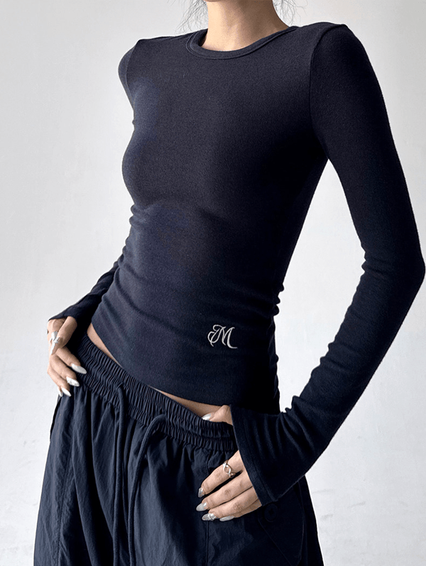 Essential Slim-Fit Long Sleeve Top - CT52179 - COPPING THREADS - CT Select