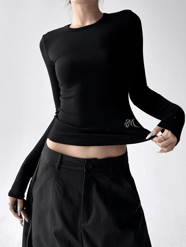 Essential Slim-Fit Long Sleeve Top - CT52179 - COPPING THREADS - CT Select