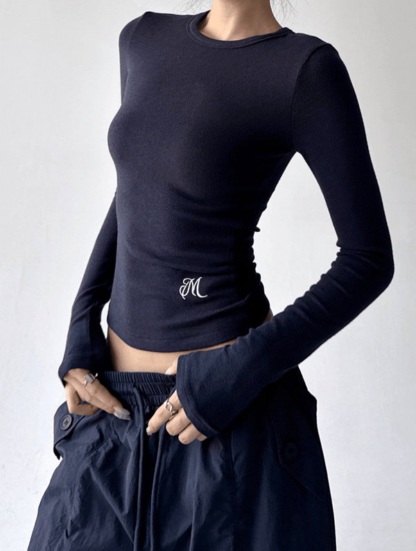 Essential Slim-Fit Long Sleeve Top - CT52179 - COPPING THREADS - CT Select