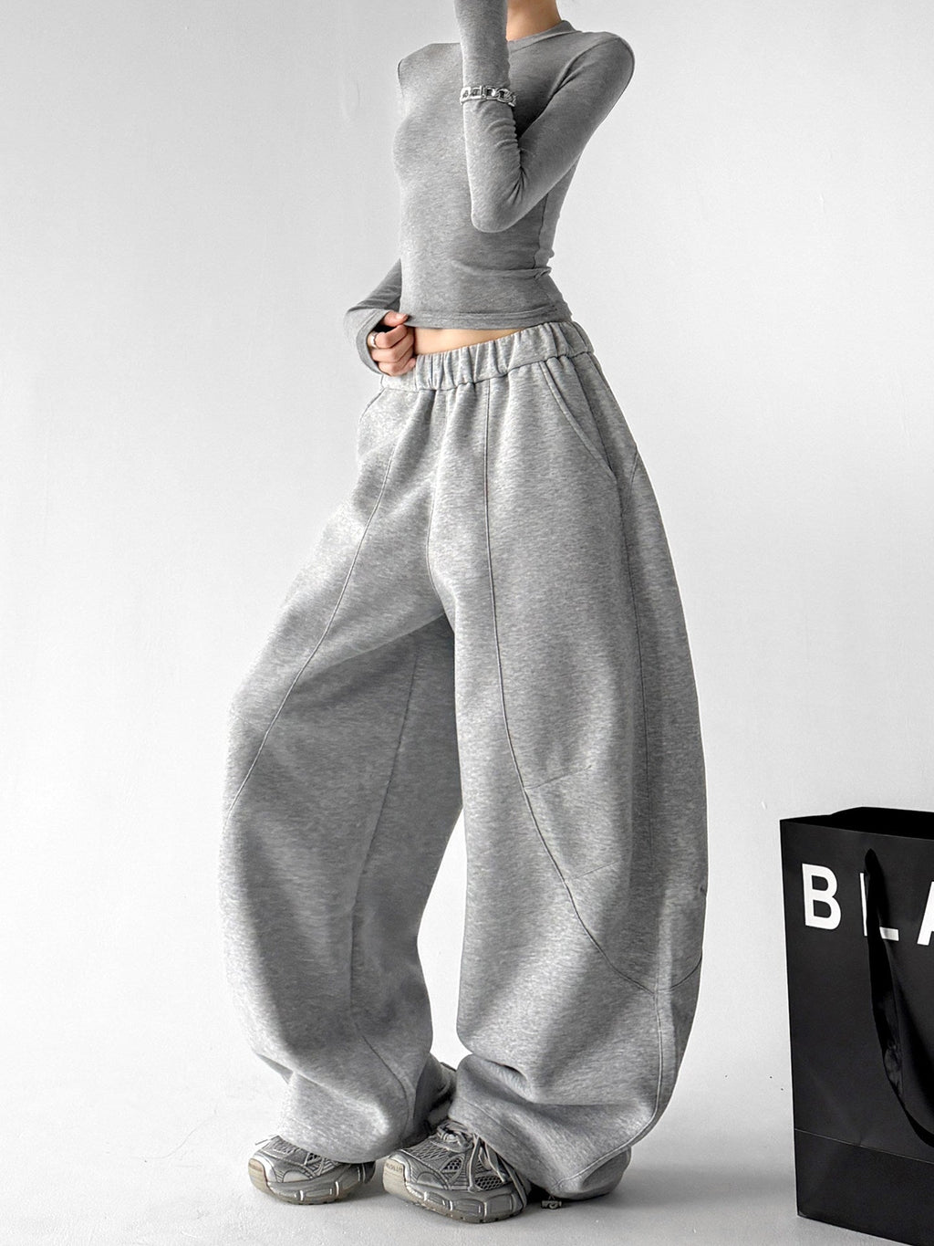 Extra-Long Balloon Sweatpants - CT233 - COPPING THREADS - CT ORIGINALS
