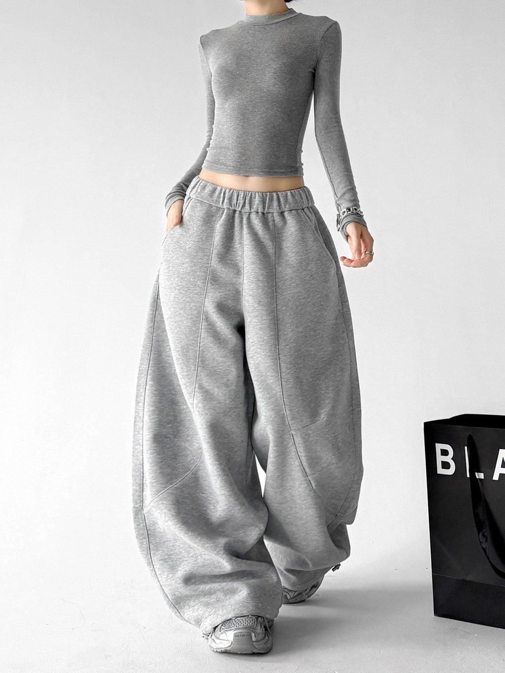 Extra-Long Balloon Sweatpants - CT233 - COPPING THREADS - CT ORIGINALS