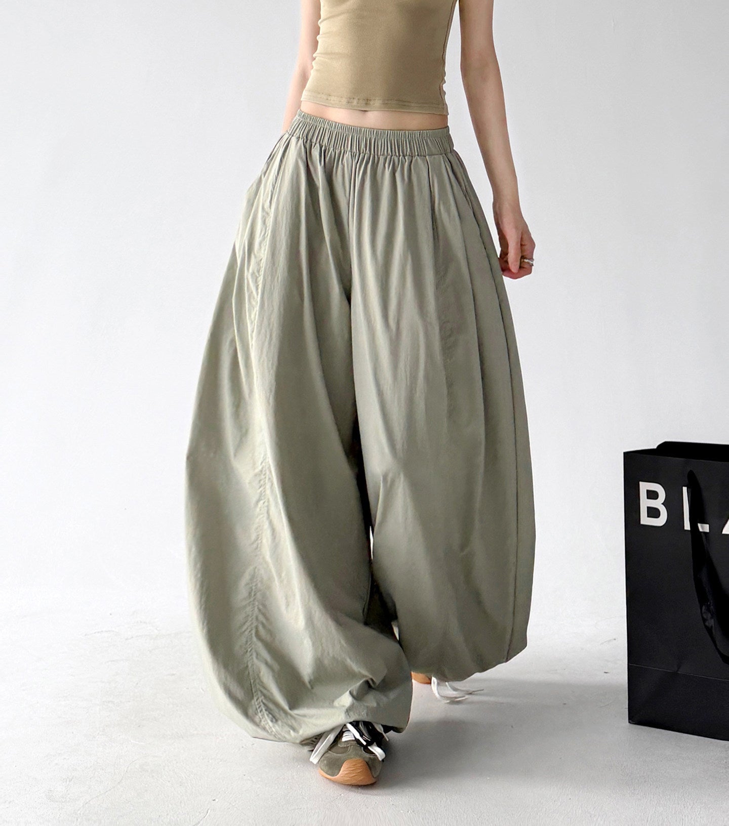 Extra-Wide Rounded-Leg Pants - CT219 서브 이미지