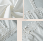 Eyelet Embroidered Cotton Sleepwear Set - COPPING THREADS - CT Dreamscape